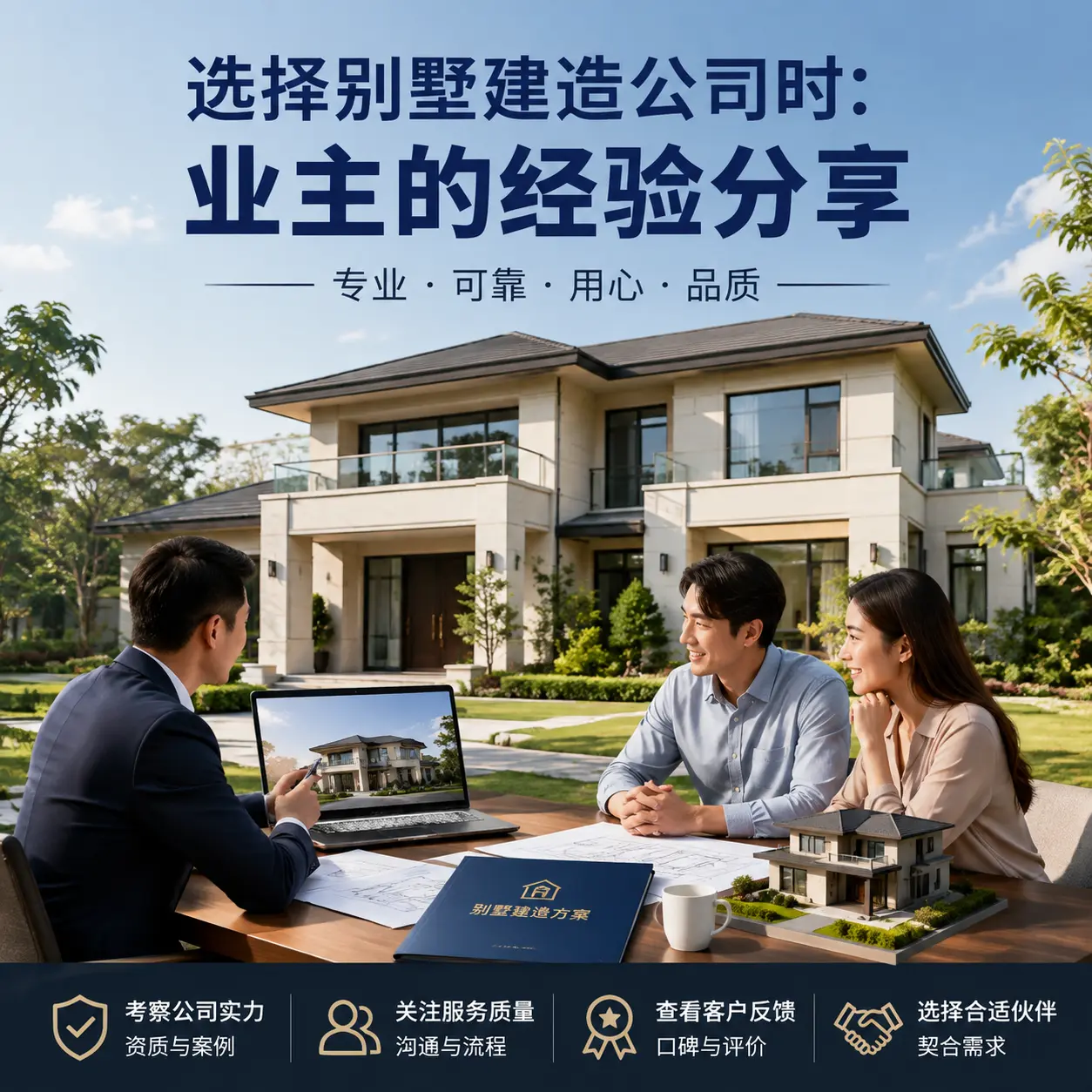 选择别墅建造公司时： 贞丰 业主的经验分享