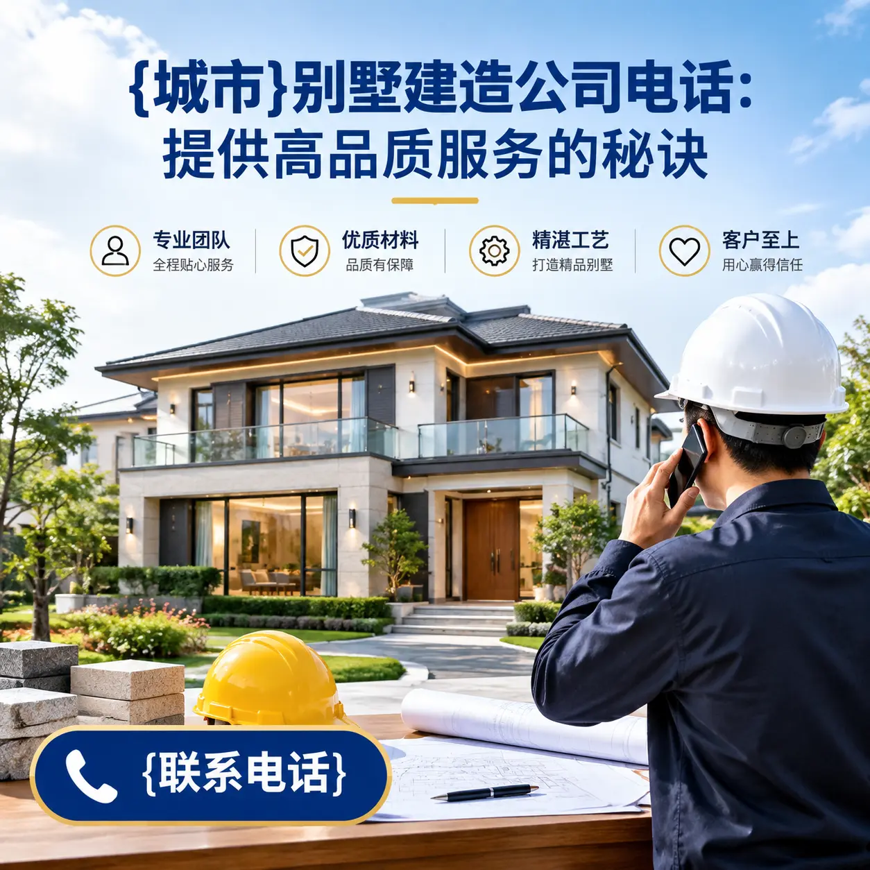 贞丰别墅建造公司电话：提供高品质服务的秘诀