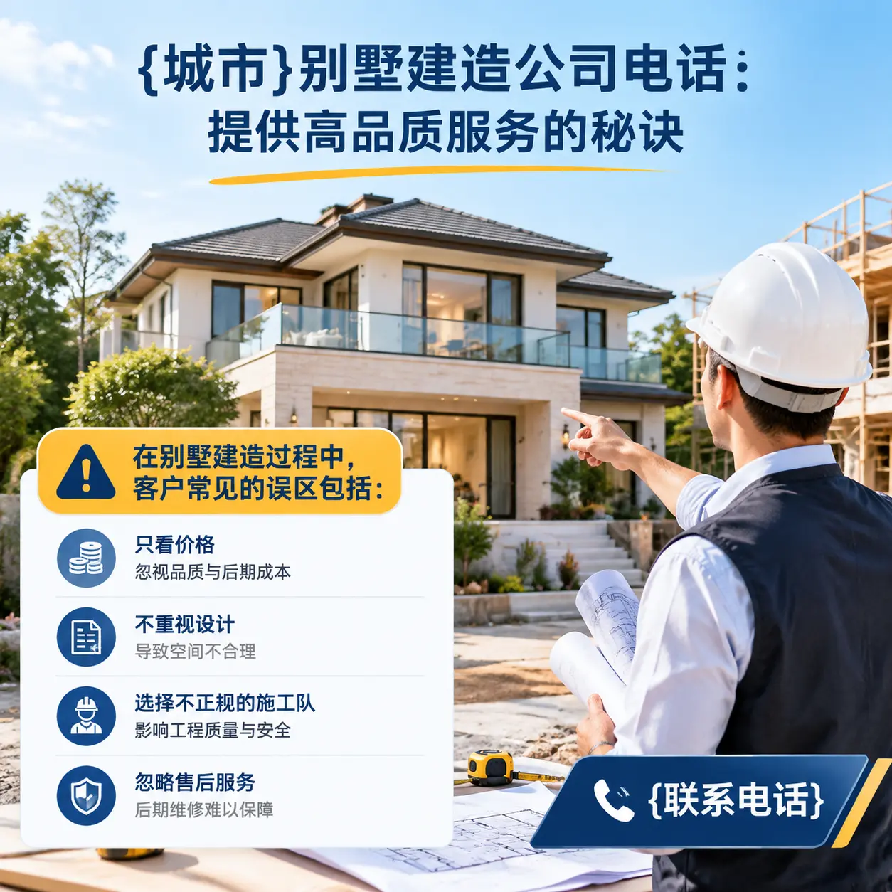 贞丰别墅建造公司电话：提供高品质服务的秘诀