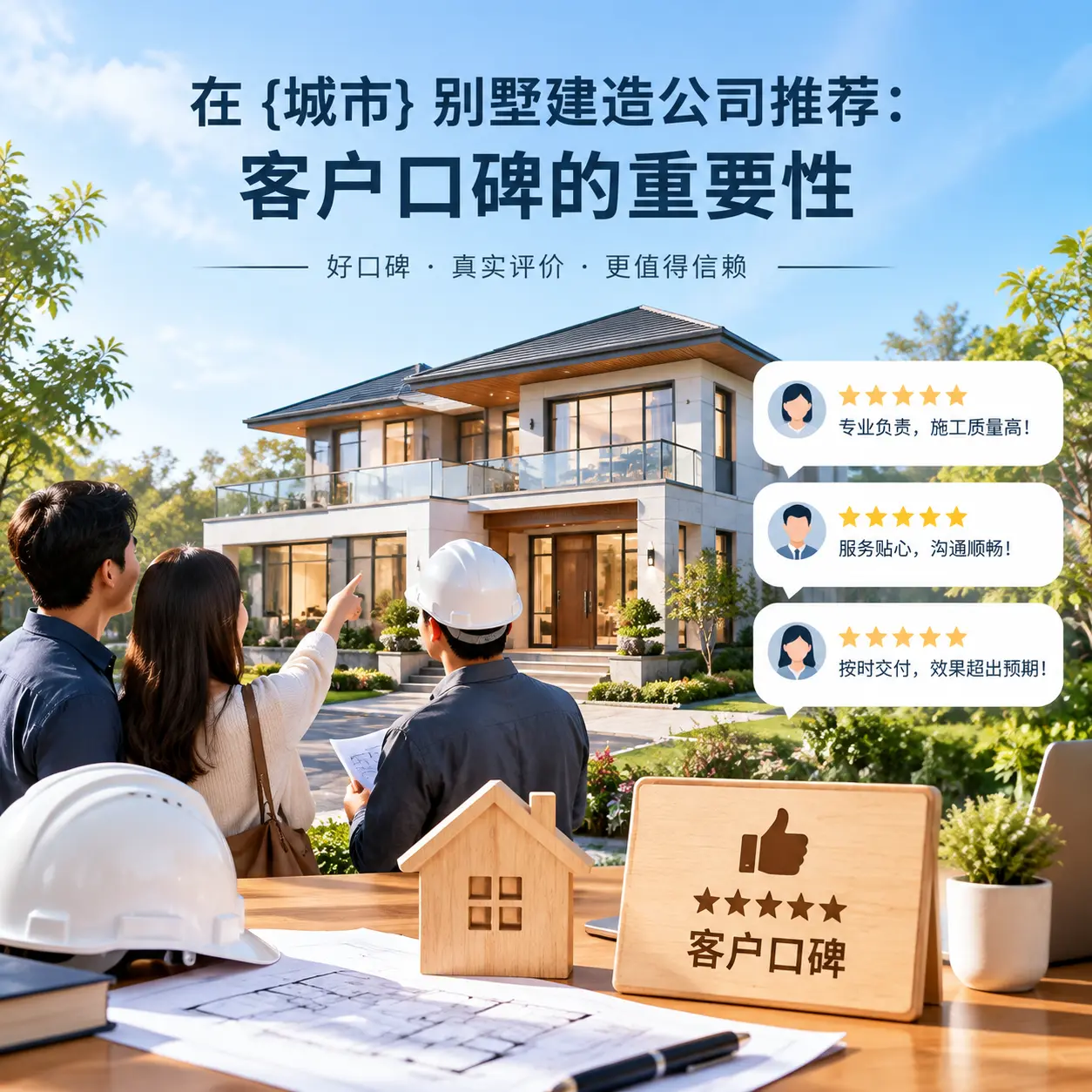 在 贞丰 别墅建造公司推荐:客户口碑的重要性