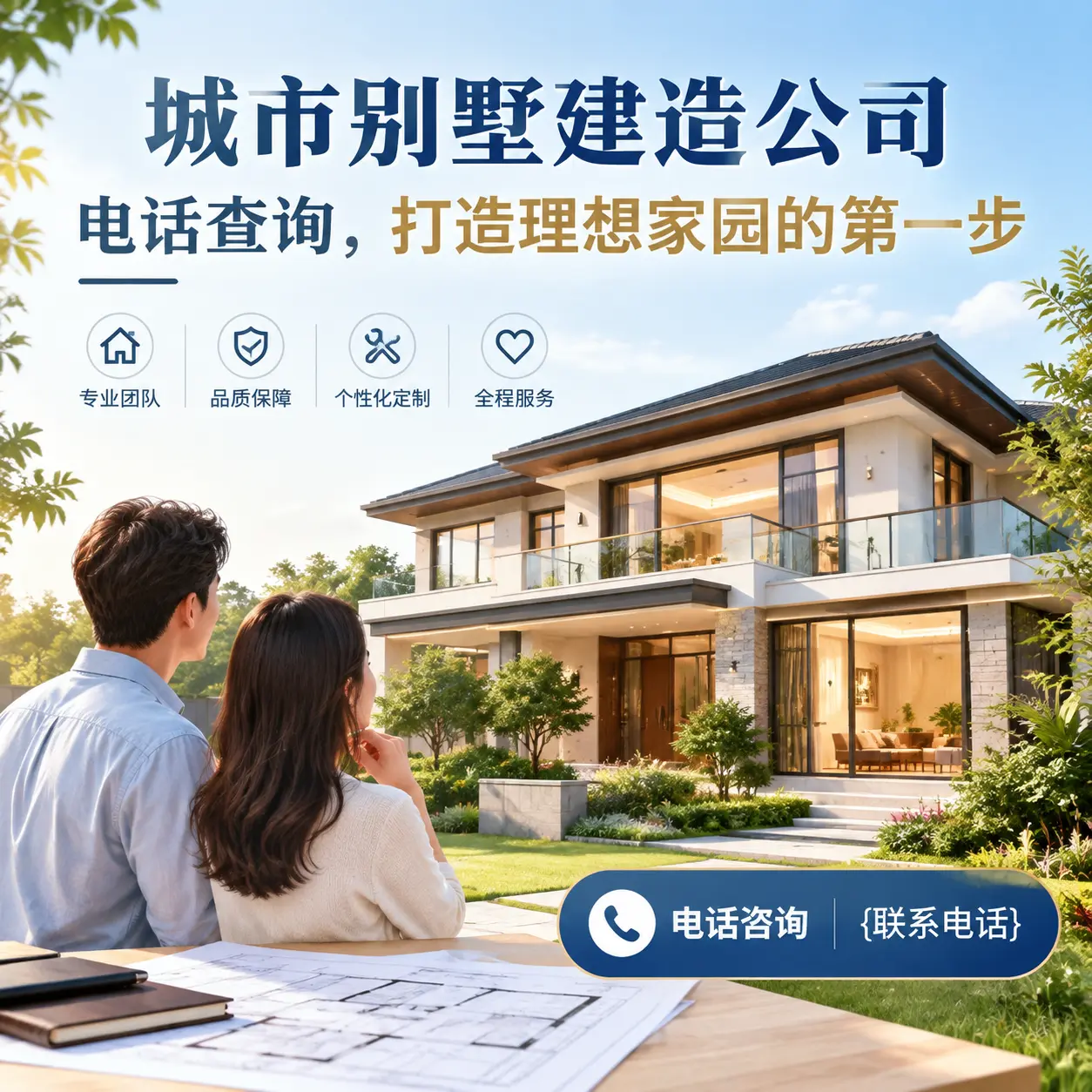贞丰别墅建造公司电话查询,打造理想家园的第一步