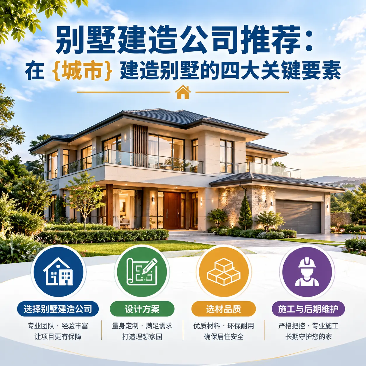 别墅建造公司推荐:在 贞丰 建造别墅的四大关键要素