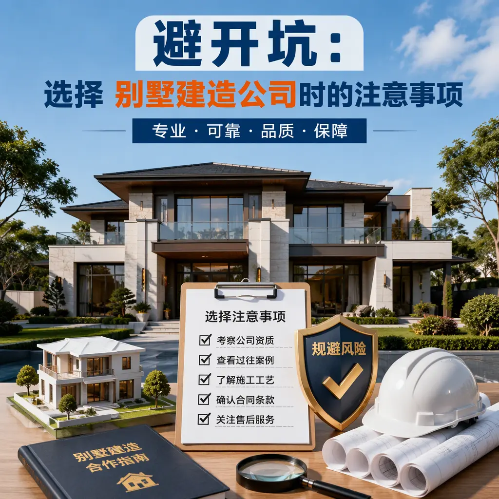 避开坑:选择 贞丰 别墅建造公司时的注意事项