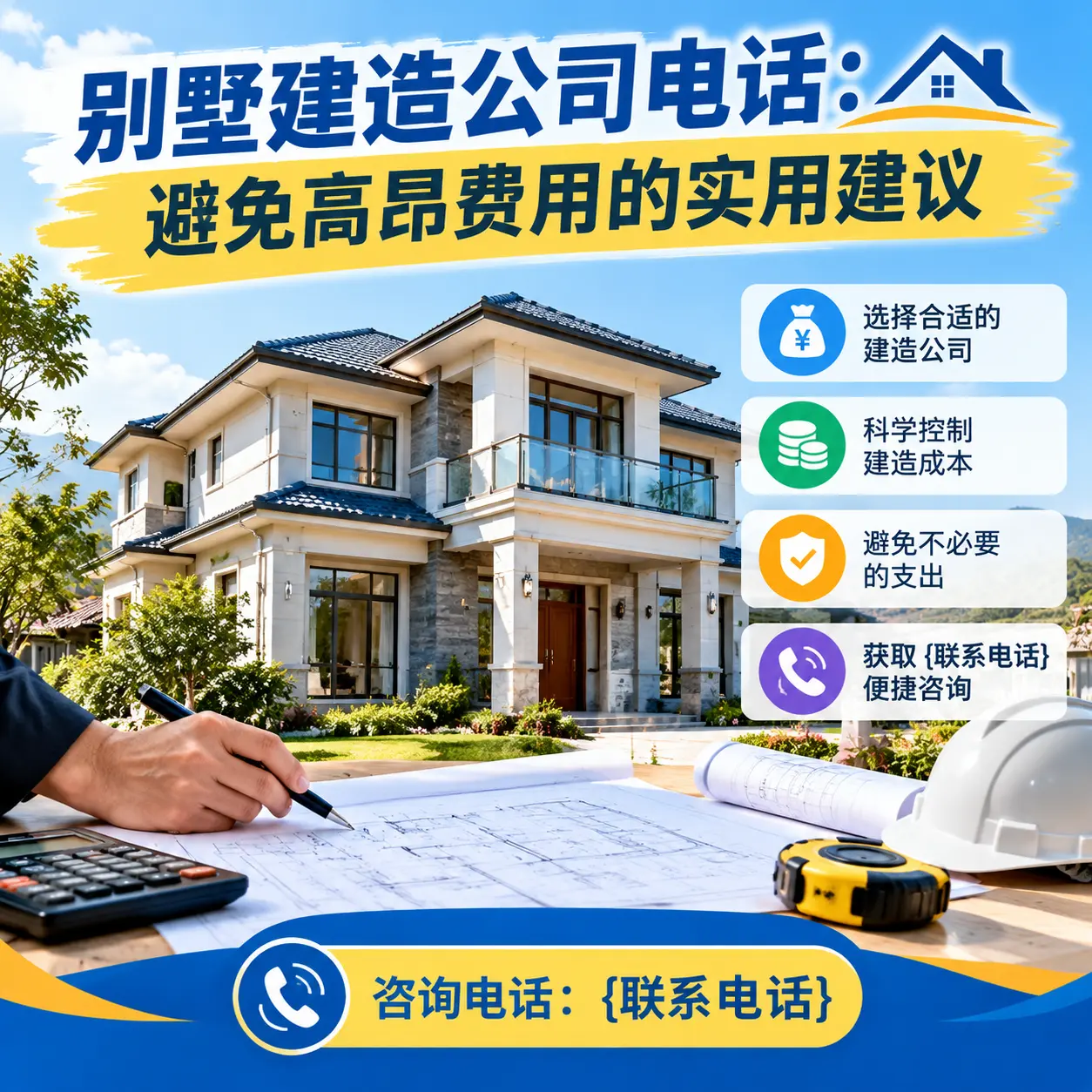 贞丰别墅建造公司电话：避免高昂费用的实用建议