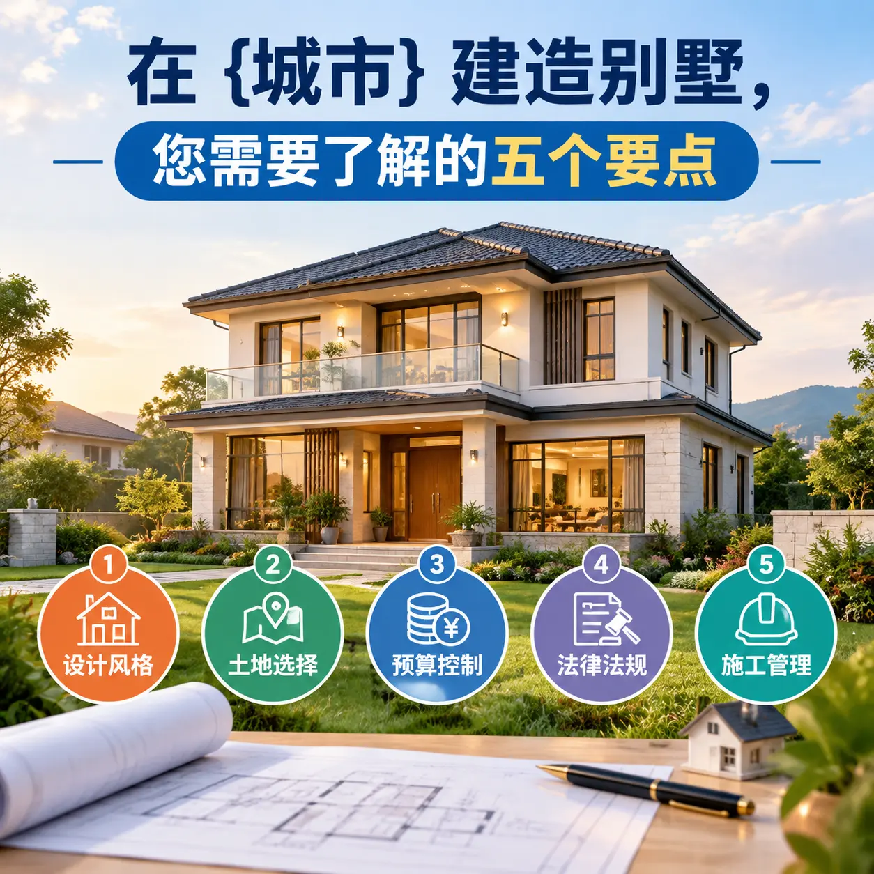 在 贞丰 建造别墅，您需要了解的五个要点