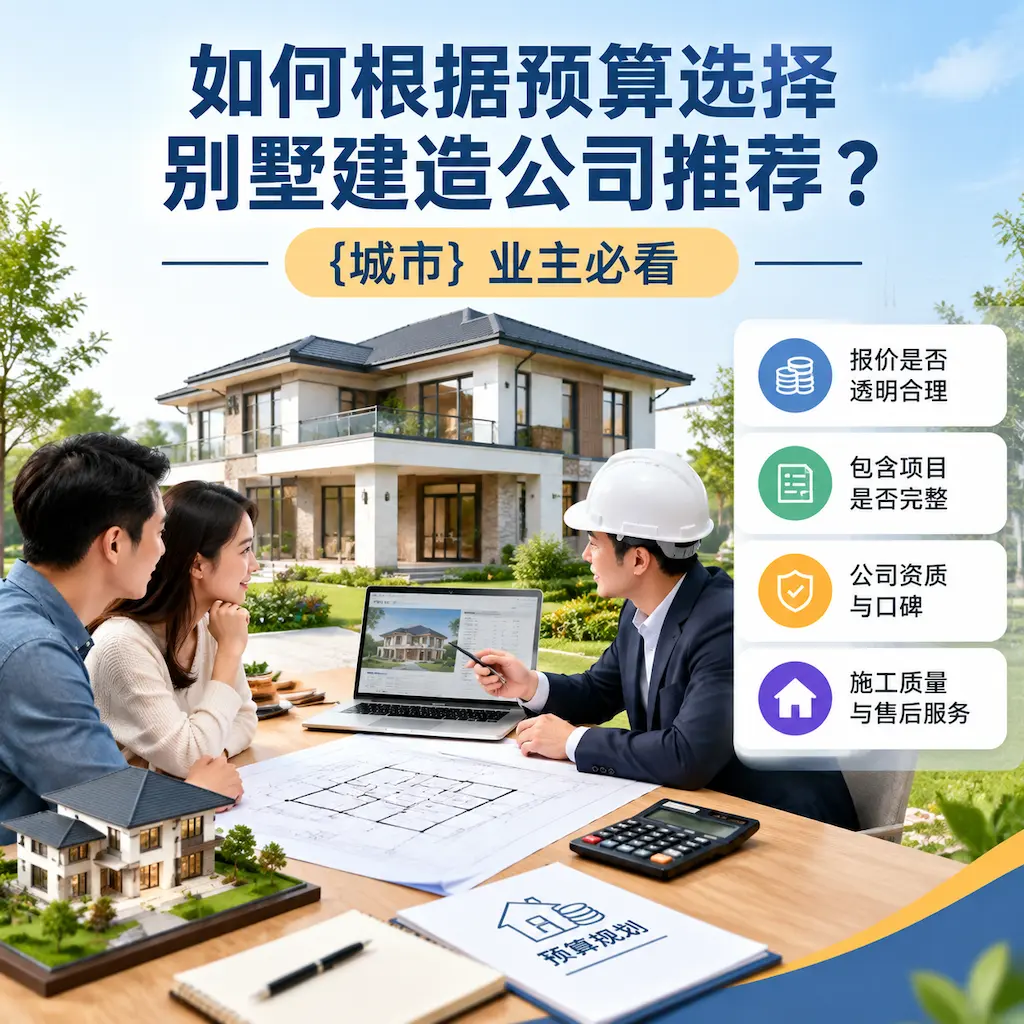 如何根据预算选择别墅建造公司推荐? 贞丰 业主必看