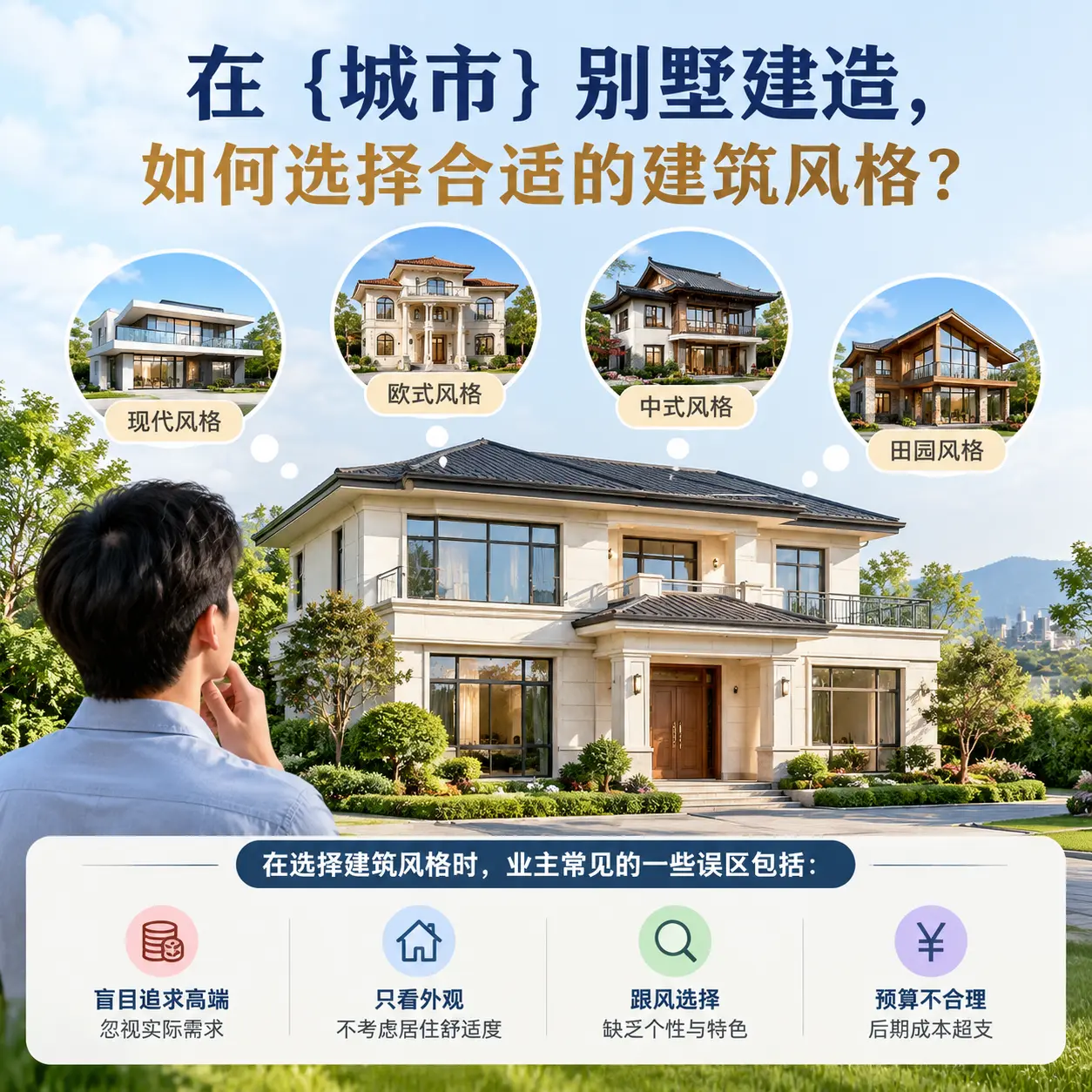 在 贞丰 别墅建造,如何选择合适的建筑风格?