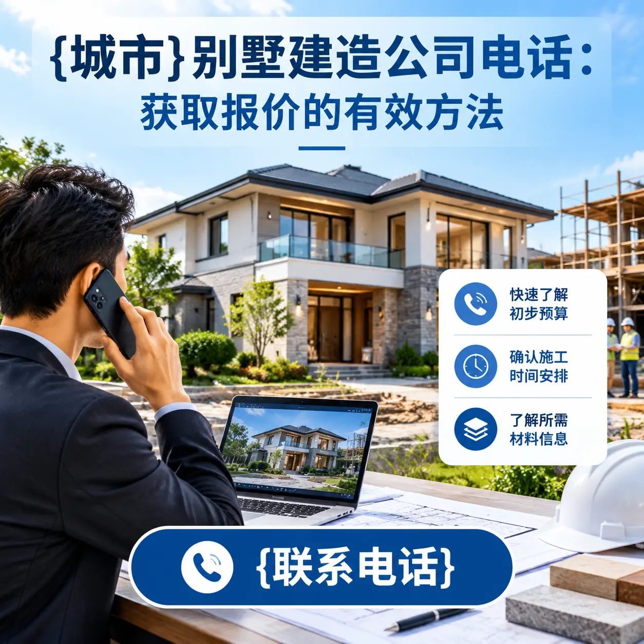 贞丰别墅建造公司电话：获取报价的有效方法